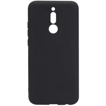 Evelatus Xiaomi Redmi 8 Nano Silicone hoesje Soft Touch TPU zwart