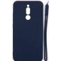 EVELATUS Xiaomi Redmi 8 Soft Touch Silicone hoesje met draagband donkerblauw