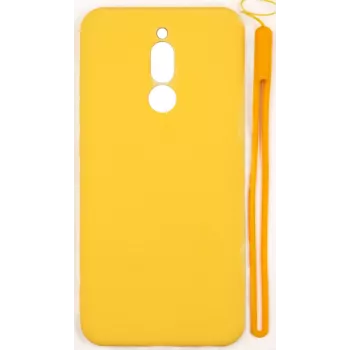 Evelatus Xiaomi Redmi 8 Nano Silicone hoesje Soft Touch TPU geel