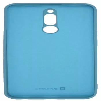 Evelatus Xiaomi Redmi 8 Soft Touch Silicone hoesje met draagband blauw