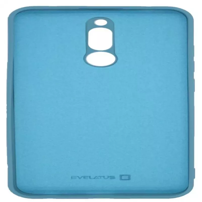Evelatus Xiaomi Redmi 8 Soft Touch Silicone hoesje met draagband blauw