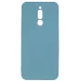Evelatus Xiaomi Redmi 8 Soft Touch Silicone hoesje met draagband blauw