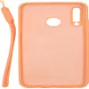 Evelatus Huawei P30 Lite Soft Touch Silicone hoesje met draagband roze