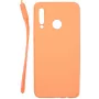 Evelatus Huawei P30 Lite Soft Touch Silicone hoesje met draagband roze