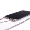 Evelatus Samsung Galaxy S10e siliconen transparant met halsketting TPU space gray