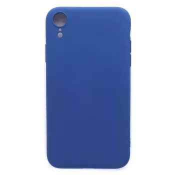 Evelatus Apple iPhone XR Nano Silicone Case Soft Touch TPU donkerblauw