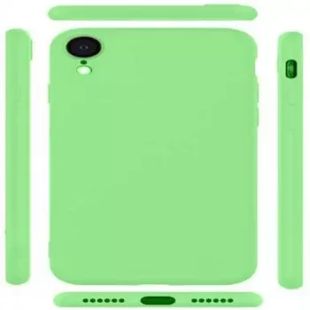 Evelatus Apple iPhone XR Nano Silicone Case Soft Touch TPU mint