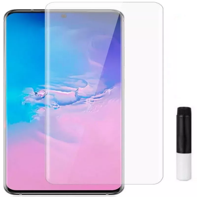 Evelatus Samsung Galaxy S20 Ultra transparant glas UV + lijm