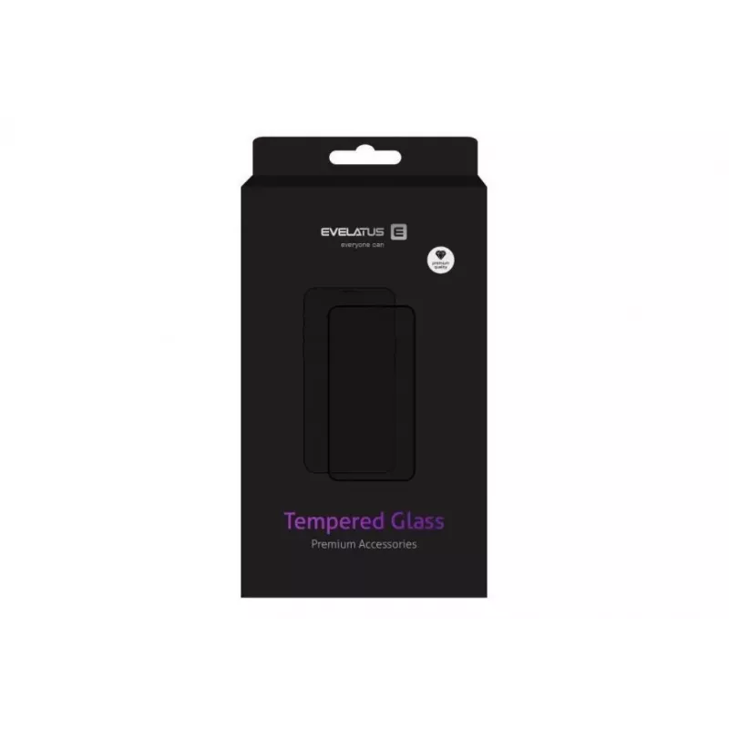 Evelatus Samsung Galaxy Note 8 Clear Glass UV + Lijm Screenprotector