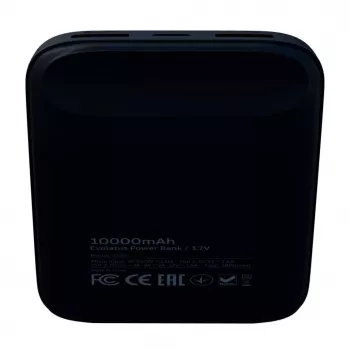 Evelatus Powerbank EPB07 10000 mAh Zwart