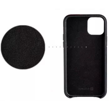Evelatus Apple iPhone 11 Pro Lederen Hoesje Zwart