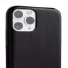 Evelatus Apple iPhone 11 Pro Max Lederen Hoesje Zwart