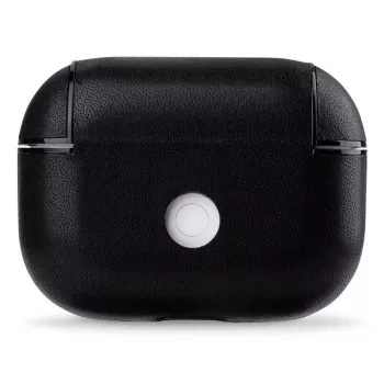 Evelatus Apple AirPods Pro Lederen Beschermhoesje Zwart
