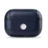 Evelatus Apple AirPods Pro Lederen Beschermhoesje Donkerblauw