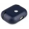 Evelatus Apple AirPods Pro Lederen Beschermhoesje Donkerblauw