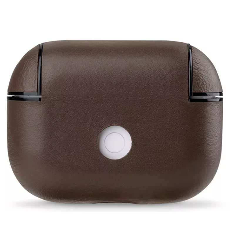 Evelatus Apple AirPods Pro Lederen Beschermhoesje Bruin