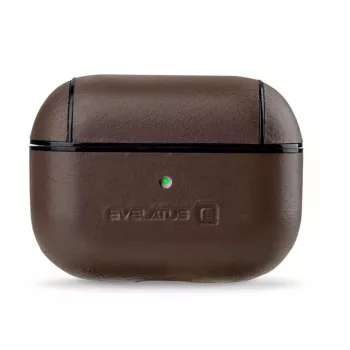 Evelatus Apple AirPods Pro Lederen Beschermhoesje Bruin