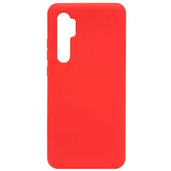 Evelatus Xiaomi Mi Note 10 Lite Soft Touch siliconenhoes rood