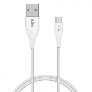 iLike oplaadkabel voor MicroUSB ICM01 wit