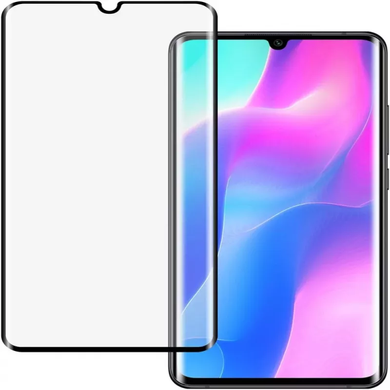 Evelatus Xiaomi Mi Note 10 Lite / Mi Note 10 Clear Glass UV + Glue screenprotector