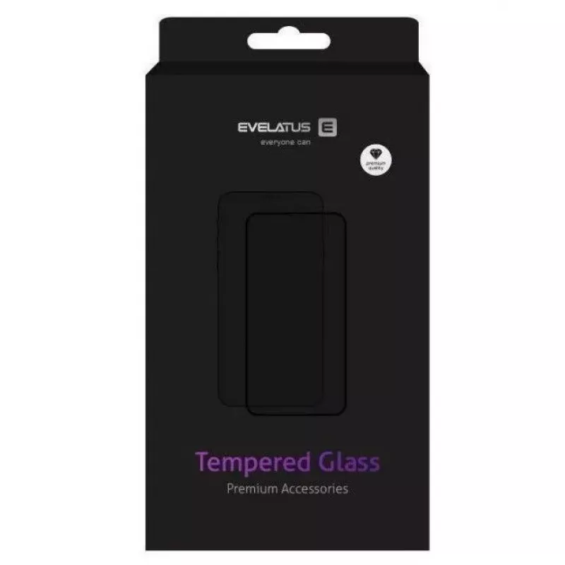 Evelatus Xiaomi Mi Note 10 Lite / Mi Note 10 Clear Glass UV + Glue screenprotector