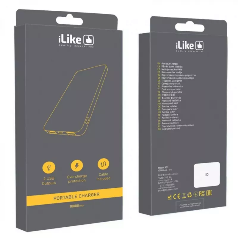 iLike powerbank 951 10000 mAh wit