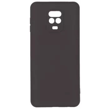 Evelatus Xiaomi Redmi Note 9 Soft Touch Siliconen Hoesje Zwart