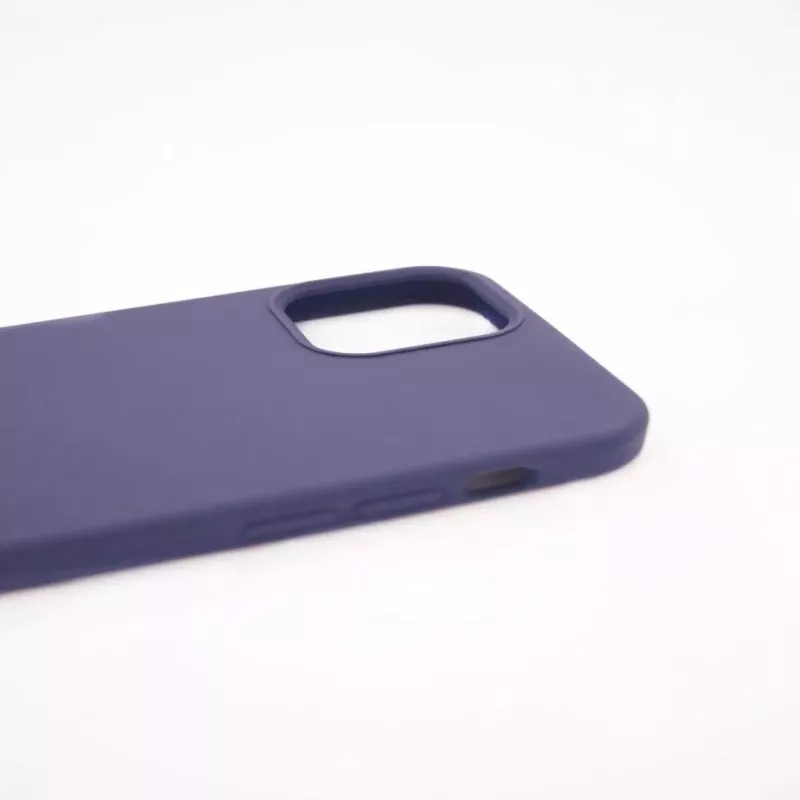 Evelatus Apple iPhone 12 Mini Premium Soft Touch silicone case middernachtblauw