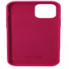 Evelatus Apple iPhone 12 Mini Premium Soft Touch Siliconen Hoesje Rosy Red