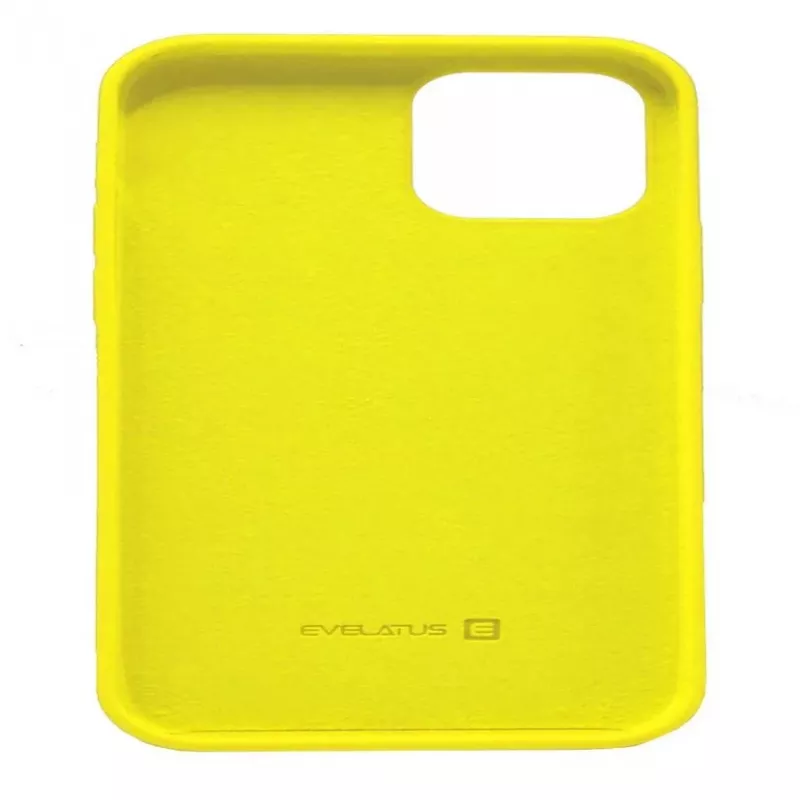 Evelatus Apple iPhone 12/12 Pro Premium Soft Touch silicone case citroengeel