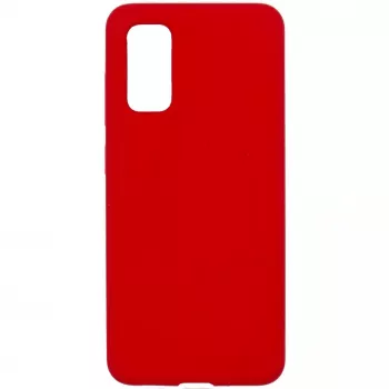 Evelatus Samsung Galaxy S20 Premium Soft Touch silicone case rood