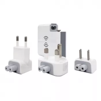 Evelatus reisadapter draadloze oplader EWC06 wit