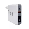 Evelatus reisadapter draadloze oplader EWC06 wit