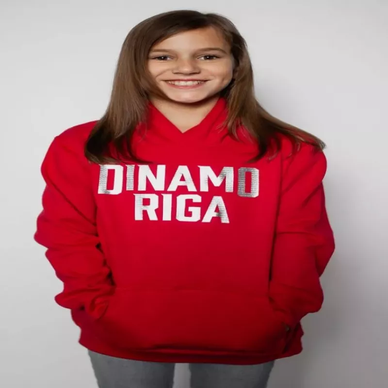 Dinamo kindertrui met capuchon 4Y rood