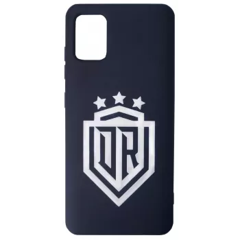 Evelatus Samsung Galaxy A41 soft touch silicone hoesje DR Logo N1 wit