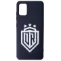 Evelatus Samsung Galaxy A41 soft touch silicone hoesje DR Logo N1 wit
