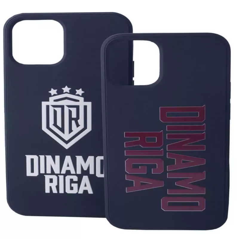Evelatus iPhone 12 Pro soft touch silicone hoesje DR Logo N2 rood zwart