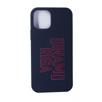Evelatus iPhone 12 Pro soft touch silicone hoesje DR Logo N2 rood zwart