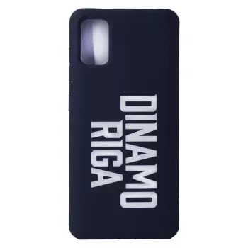 Evelatus Samsung Galaxy A41 soft touch silicone hoesje DR Logo N2 wit zwart