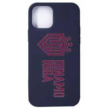 Evelatus iPhone 12 Pro soft touch silicone hoesje DR Logo N3 rood zwart
