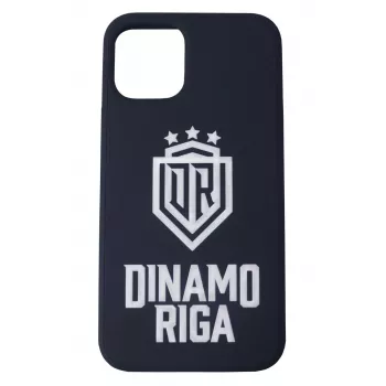 Evelatus iPhone 12 Pro soft touch silicone hoesje DR Logo N4 wit zwart