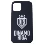 Evelatus iPhone 12 Pro soft touch silicone hoesje DR Logo N4 wit zwart