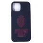 EVELATUS iPhone 12 Pro soft touch silicone hoesje DR Logo N4 rood