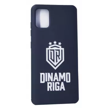 Evelatus Samsung Galaxy A41 soft touch silicone hoesje DR Logo N4 wit zwart