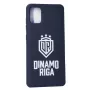 Evelatus Samsung Galaxy A41 soft touch silicone hoesje DR Logo N4 wit zwart