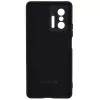 Evelatus Nano Silicone Case Soft Touch TPU voor Xiaomi Redmi Note 10S / Poco M5s Zwart