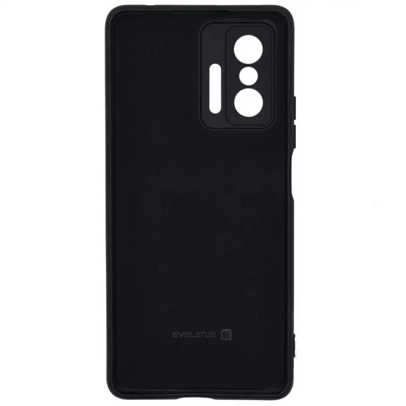 Evelatus Nano Silicone Case Soft Touch TPU voor Xiaomi Redmi Note 10S / Poco M5s Zwart