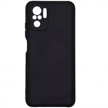 Evelatus Nano Silicone Case Soft Touch TPU voor Xiaomi Redmi Note 10S / Poco M5s Zwart