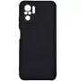 Evelatus Nano Silicone Case Soft Touch TPU voor Xiaomi Redmi Note 10S / Poco M5s Zwart