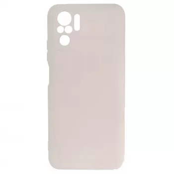 Evelatus Nano Silicone Case Soft Touch TPU voor Xiaomi Redmi Note 10S / Poco M5s - Beige